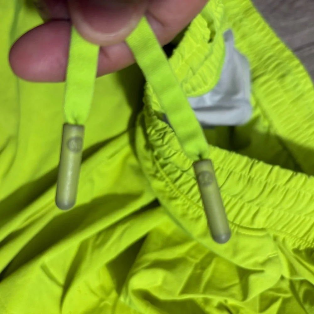 lululemon athletica Men's Bright Lime Shorts - Picture 6 of 9